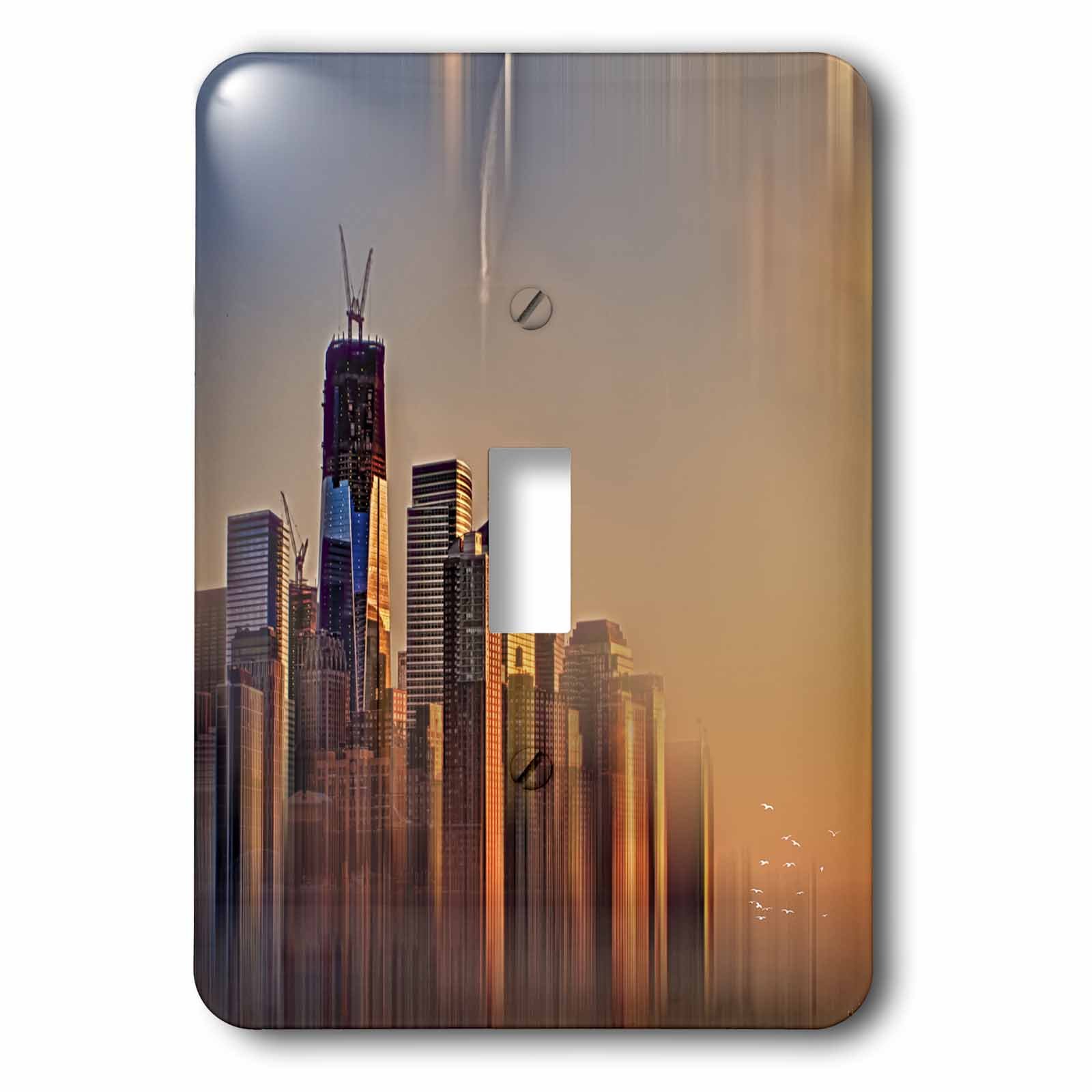 Interrupteur à bascule Freedom Tower avec surface lisse et haute brillance anti-rayures