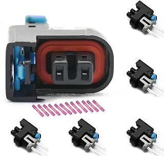 6 Pcs Fuel Injectors Connector Wiring Harness Pigtail Plug Compatible with Chevrolet Impala, Camaro, Monte Carlo & Compatible with Buick Regal, Lesabre, Park Avenue 3.8L, Replace# 12586551