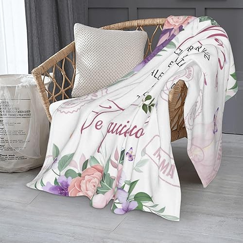 Miniatura 5 de Regalos para mamá en español, manta de mamá de 60 x 50 pulgadas, regalos para mamá en español, regalos para mamá en español, regalo de cumpleaños