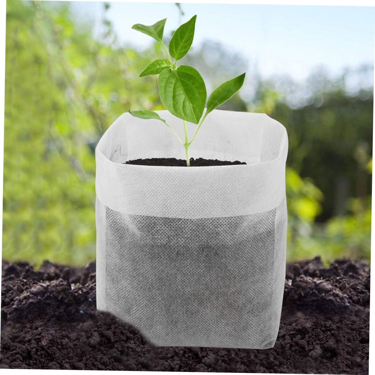 1000pcs Non-Woven Plant Bag Growing Bags for Vegetables Planters Safe Sanitary Great for Mushroom Growing