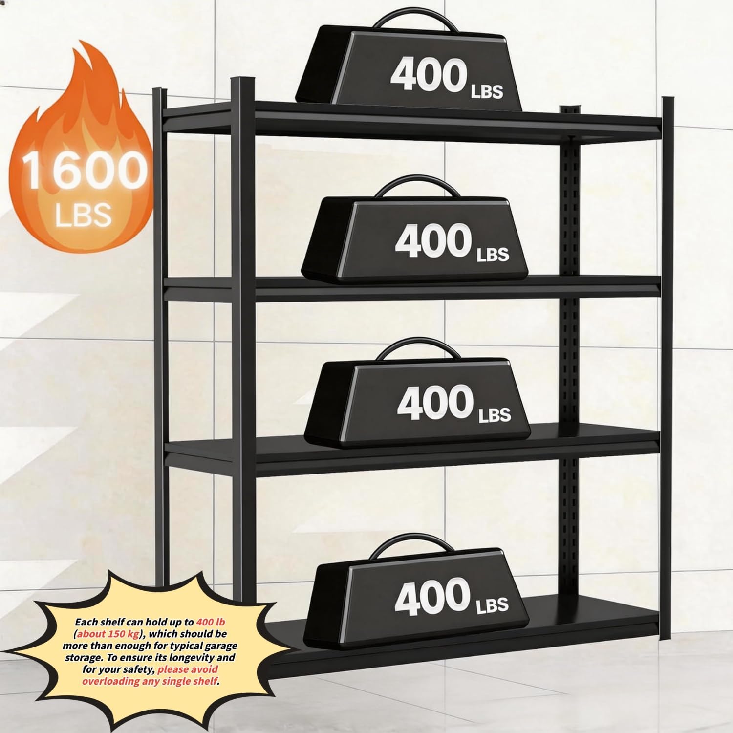 2-Tier Plant shelves,Adjustable Metal Storage Shelves,Heavy Duty Shelving Units, Double-Layer Columns,Reinforcing Shelf,1600 LBS,Standing Shelf for Bedroom Kitchen Office (2TIER- 22" H*16" W*10" D)