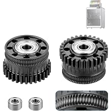 K2 Plus All-Metal Extruder Gear Kit with DLC Coating & Perforated Lightweight Design - Increased Durability & Compatibility for Creality K2 Plus 3D Printer