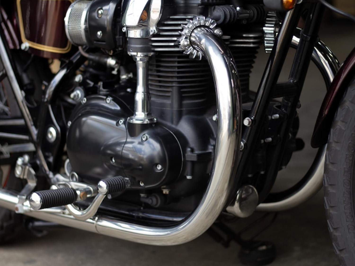 ROCK (モーターロック) W800用 ('11-'16) 69メガホン 新型フルエキ 【パイプ】 LOW MR-