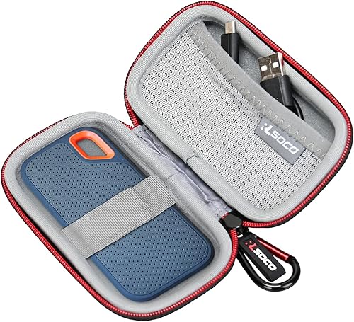 Miniatura 8 de RLSOCO Funda para SanDisk 1TB/2TB y 1TB/2TB/4TB/500GB Extreme y 1TB/2TB/4TB Extreme PRO y Professional 1TB/2TB/4TB PRO-G40 y funciona con Crucial X8