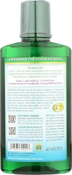 Auromere Ayurvedic Mouthwash, Fluoride Free, Alcohol Free, 16 Fluid Ounce (Pack of 3)