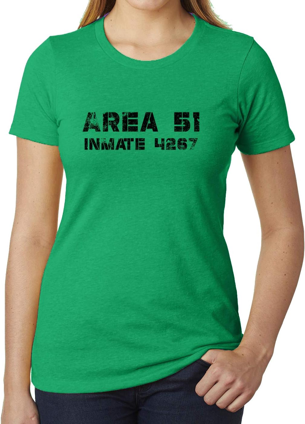 Area 51 Inmate, Alien Tees, Graphic Women's Shirts, Funny Women's Shirts!