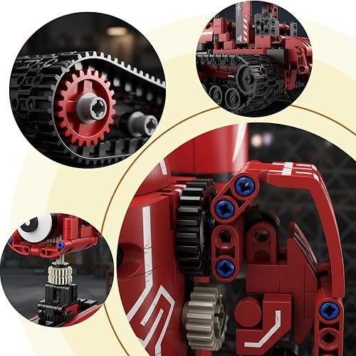 Miniatura 7 de AeroSpty 5-in-1 Creative Transformation STEM Kits for Kids - 495 Pieces Educational Toys with Multi-Control Modes for Boys Age 8-10, Safe ABS Toy