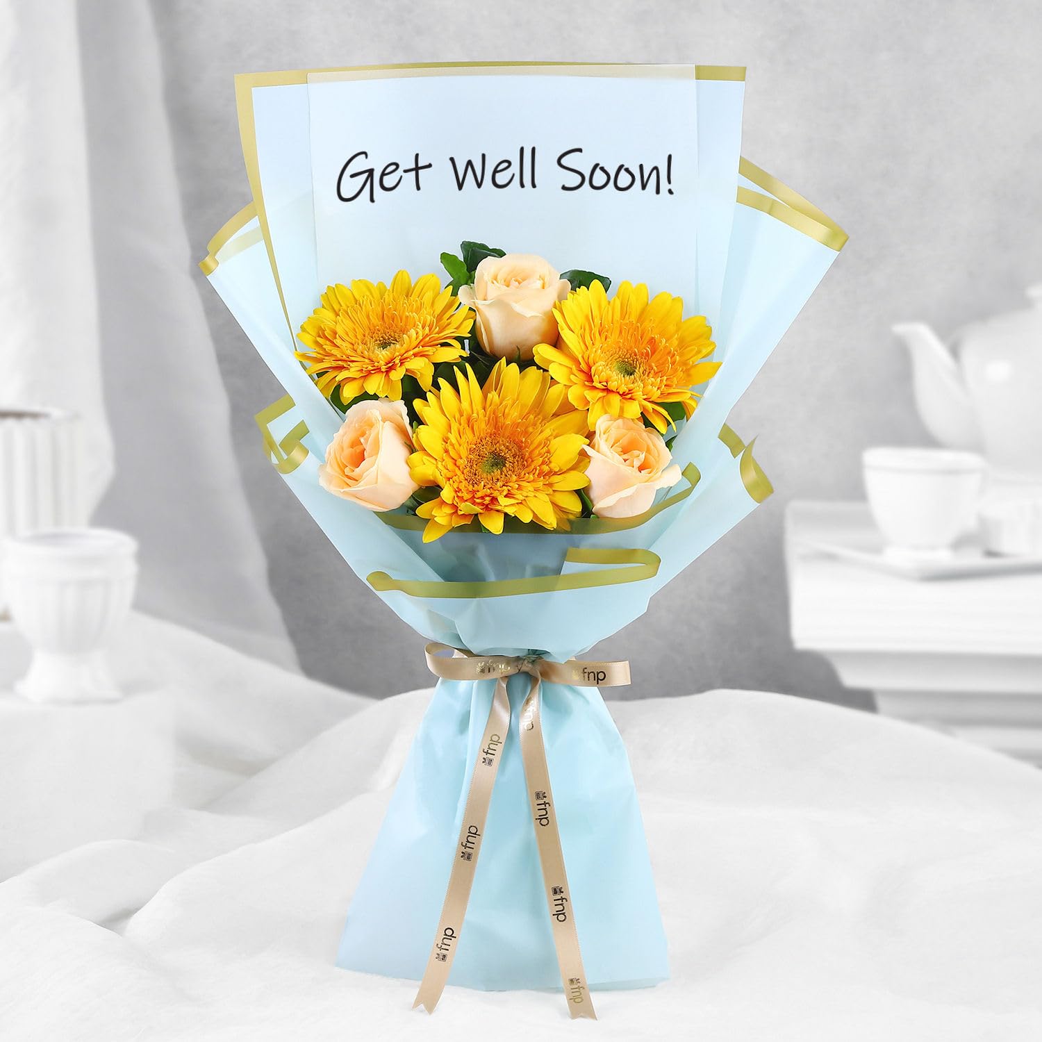fnp Healing Sunshine Bouquet For Birthday Gift, Anniversary Gift, Women's Day Gift, Valentine's Day Gift & Gift For Special Occasion (Same Day Delivery)-picture-10