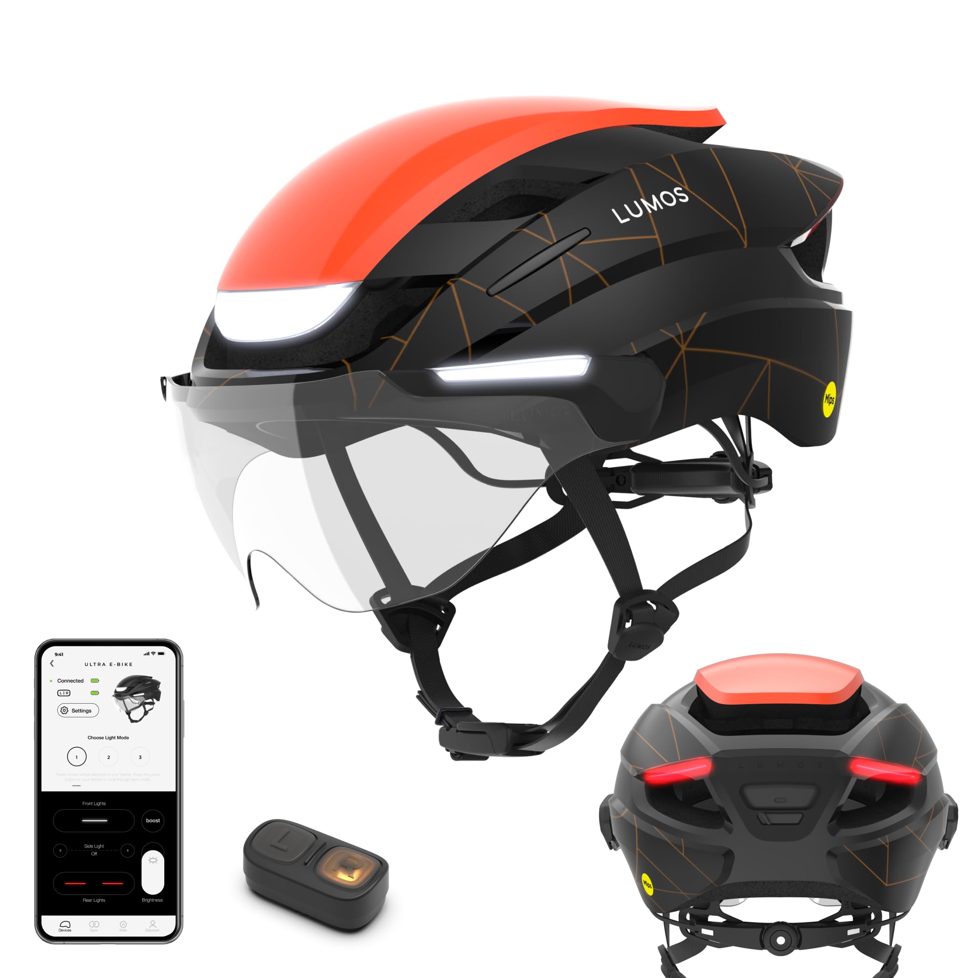 Casco Smart Lumos Ultra E-Bike - Luci LED, MIPS, App Control, Taglia 54-61cm - Foto 2