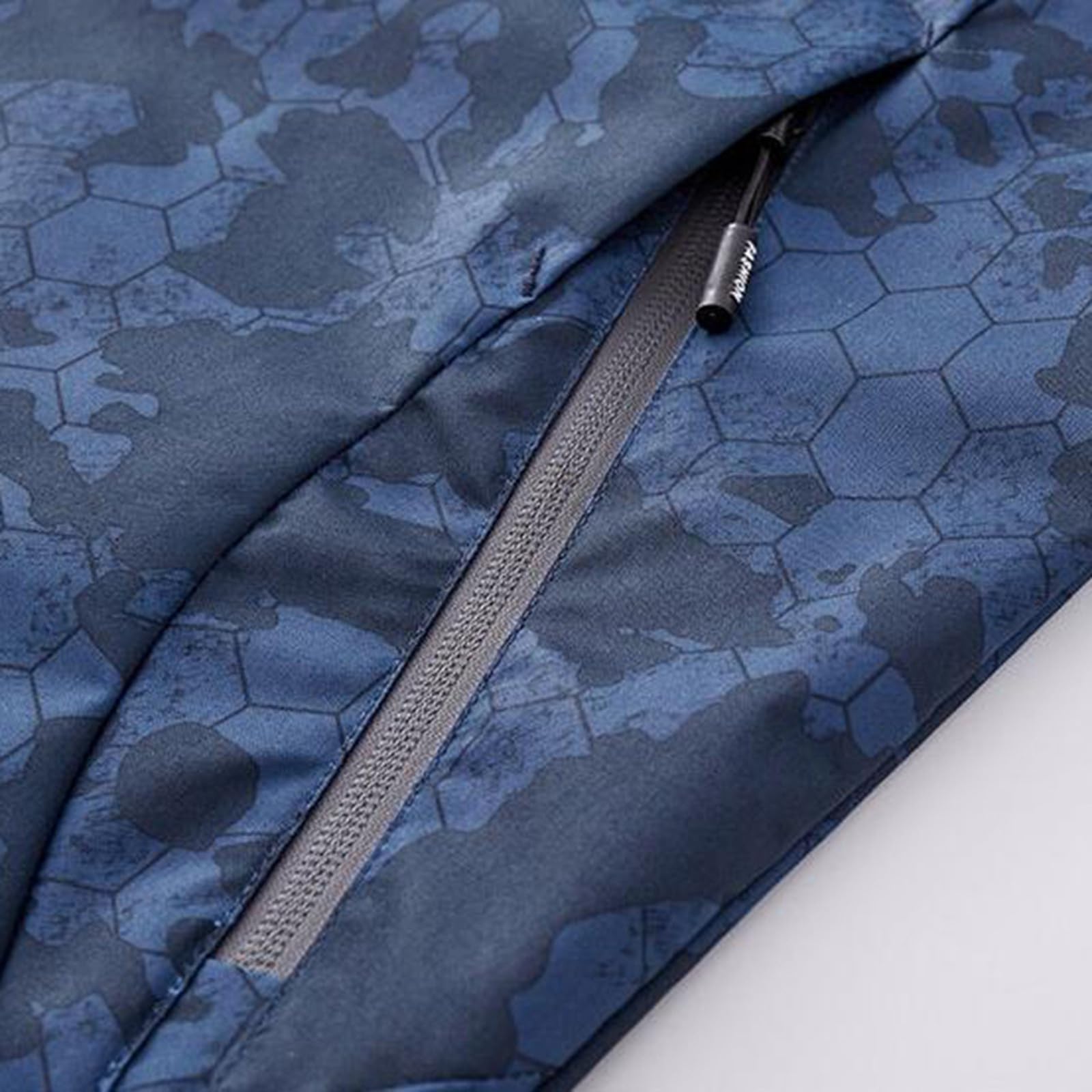 Chubasquero para bicicleta para hombre Anorak para el tiempo libre, impermeable, transpirable, bolsillos y capucha, chaqueta impermeable con funda, ligera, cortavientos, chaqueta para exteriores con
