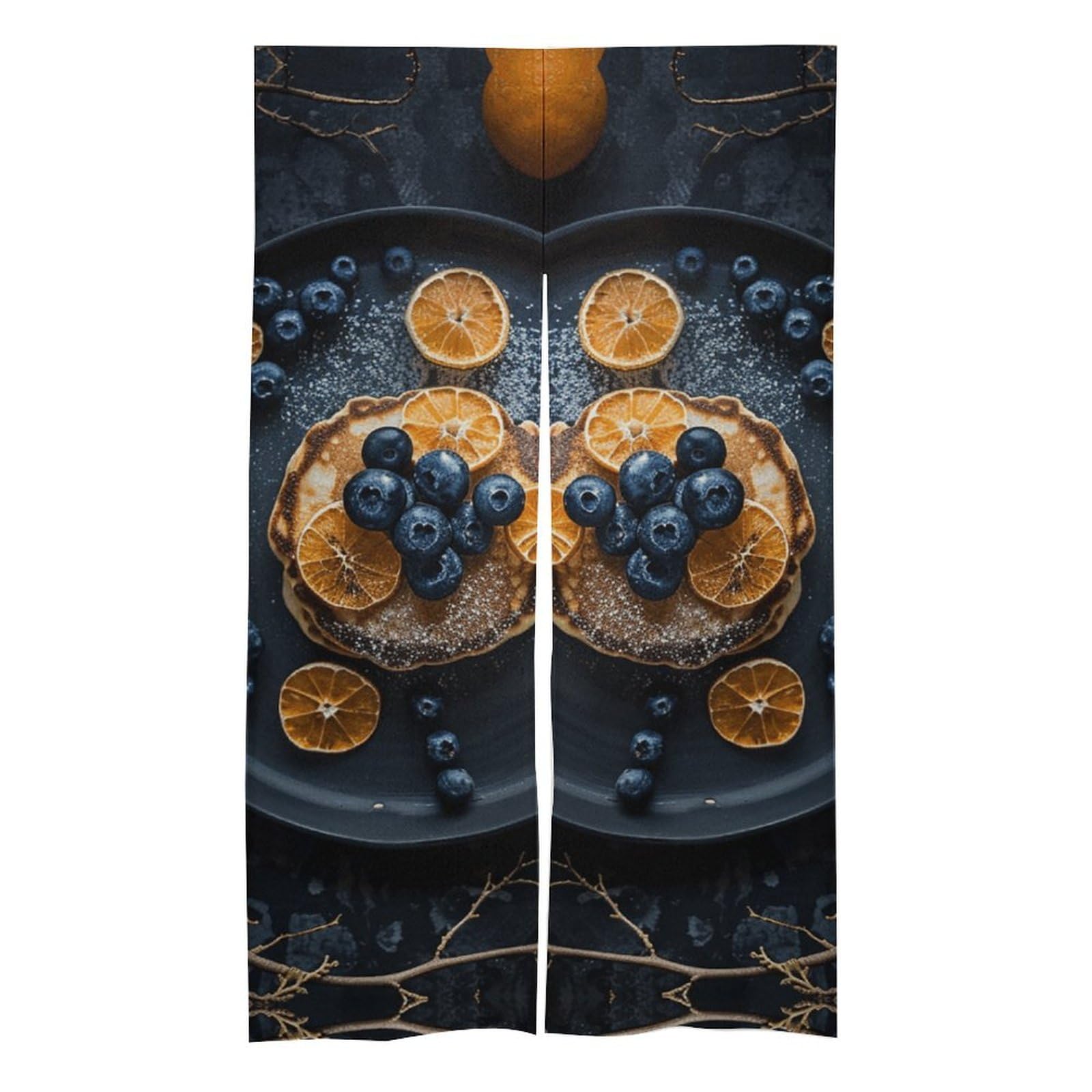 Rideau occultant thermique pour porte en verre isolant du froid d'hiver