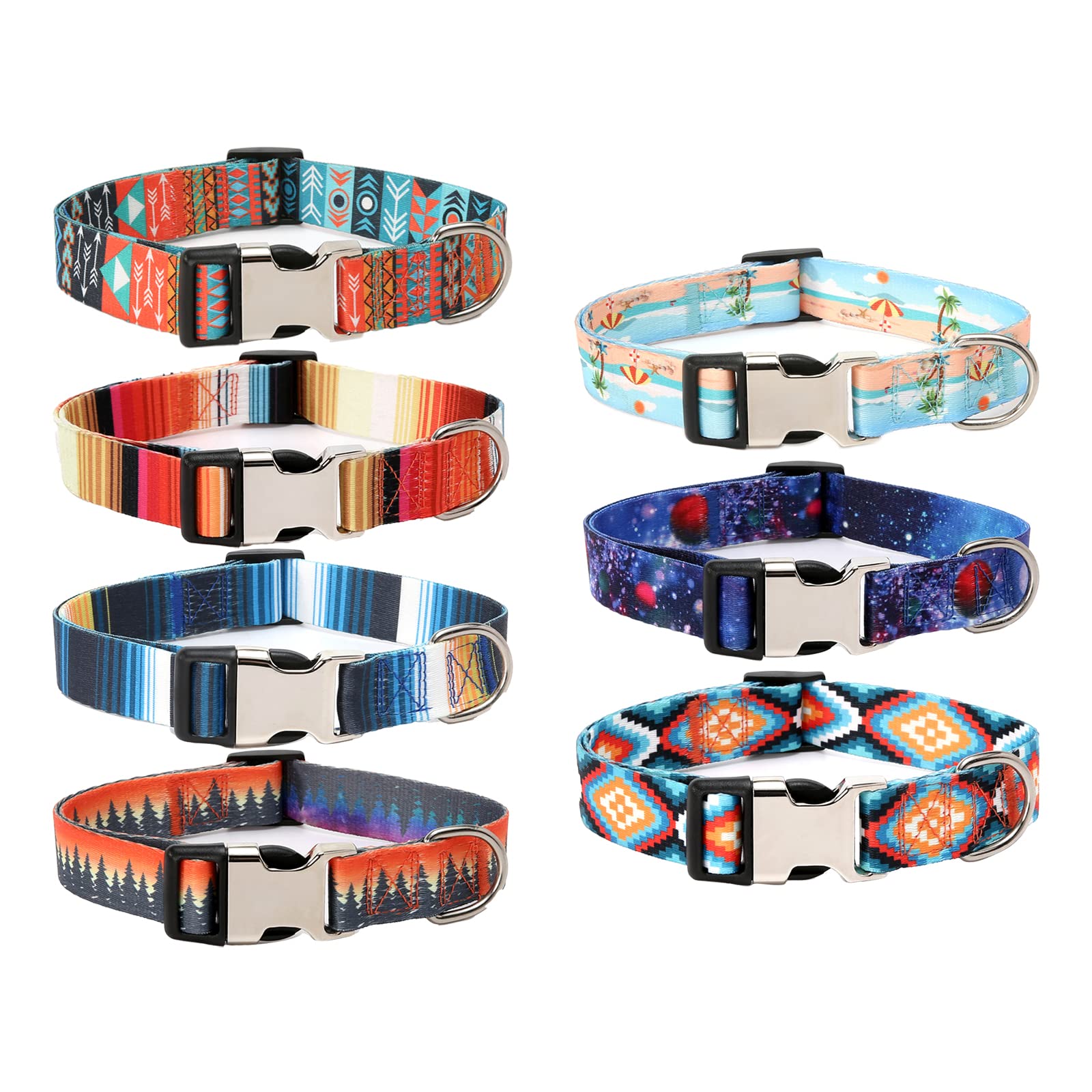 Personalisiertes Hundehalsband Mit Metallschnalle – Weiches Mikrofaser-Band, Verstellbar Für Alle Größen