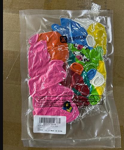 Miniatura 6 de Zomiboo 36 globos de látex de animales de granja de 12 pulgadas, globos de látex de cerdo, vaca, oveja, tractor, granero, decoración de fiesta de