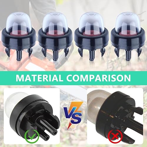 Miniatura 5 de Adefol 12 unidades General Snap in 188-512 Bomba de bombilla de cebador 300780002 para Husqarvna 440E 445 445E 450E 455 455E motosierra para