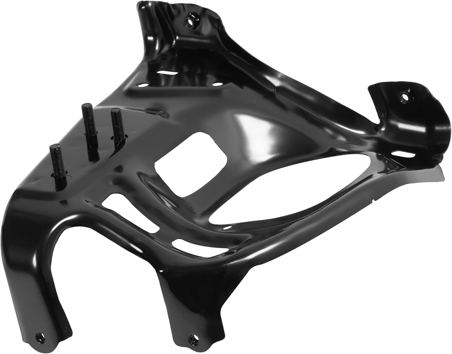 KUAFU Front Bumper Bracket Compatible with 2014-2021 Toyota Tundra TRD SR5 Replacement for 521420C030 TO1066166 TO1066178 Steel Electrophoresis Primed Black Left Side