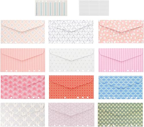 Gadpiparty Sobres de presupuesto 1 sistema de sobres de presupuesto en efectivo Método de papel de llenado Sistema de sobres de efectivo