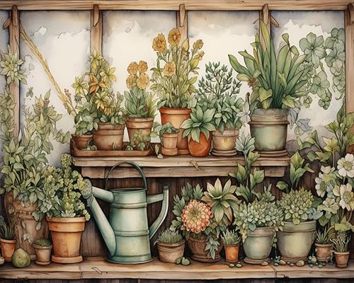 Miniatura 18 de Pintura de frutas por números para adultos, pintura al óleo digital de uva, sandía, naranja, melocotón, ciruela, lienzo, pintura acrílica, divertida