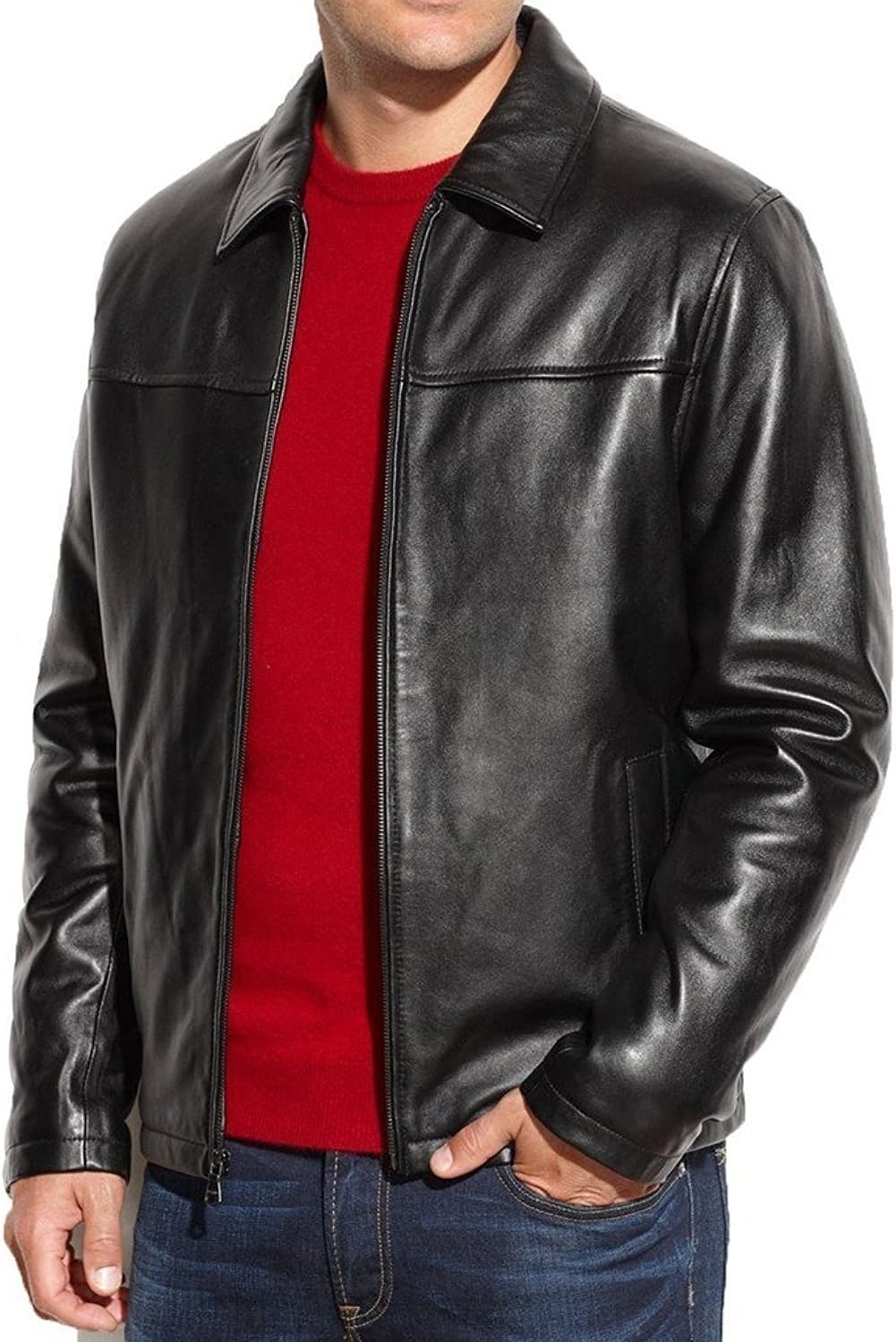 FS Lambskin Leather Men's Lambskin Leather Jacket