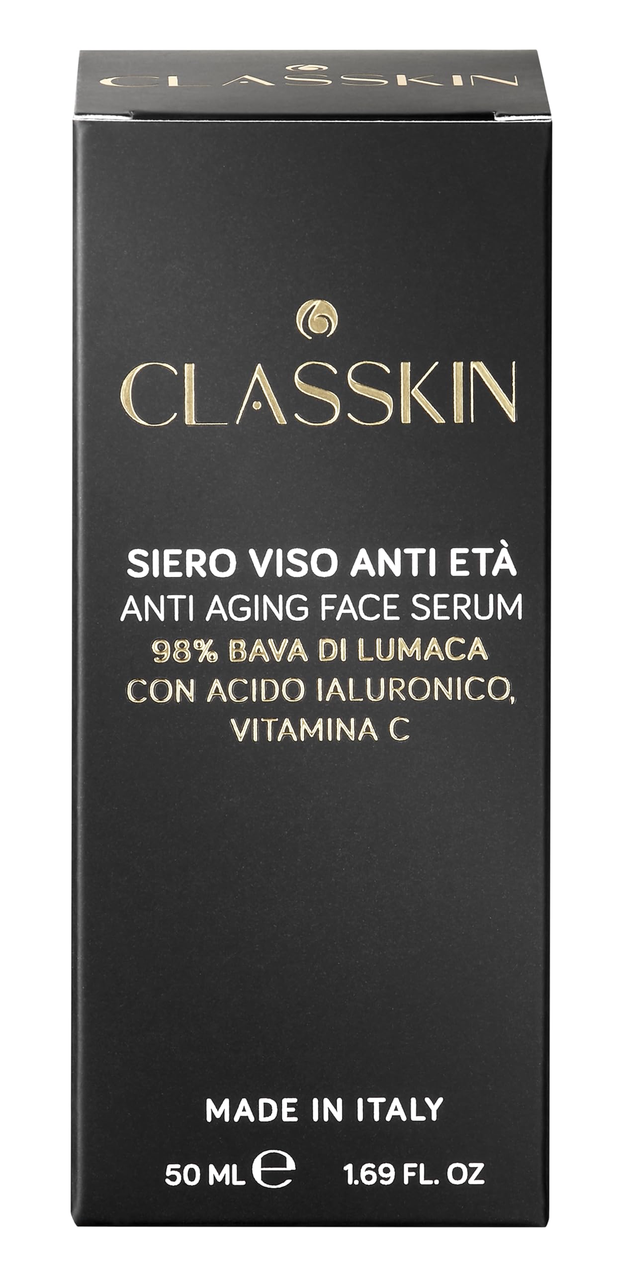 Siero Viso Alla Bava Di Lumaca 98% - Anti-Età, Liftante, Idratante e Antimacchia per Pelle più Soda e Tonica con Acido Ialuronico,Niacinamide e Vitamina C, Donna Uomo 50 ml Bio.