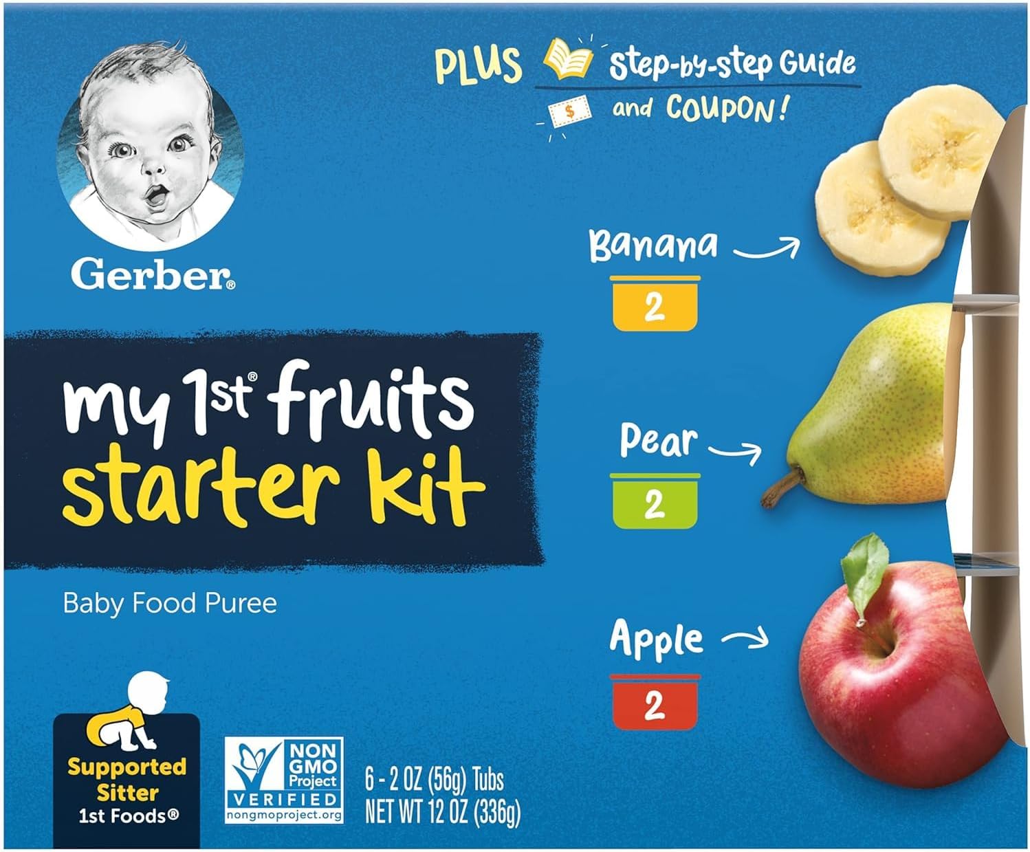 Gerber Purees My 1st Fruits, 12 oz
