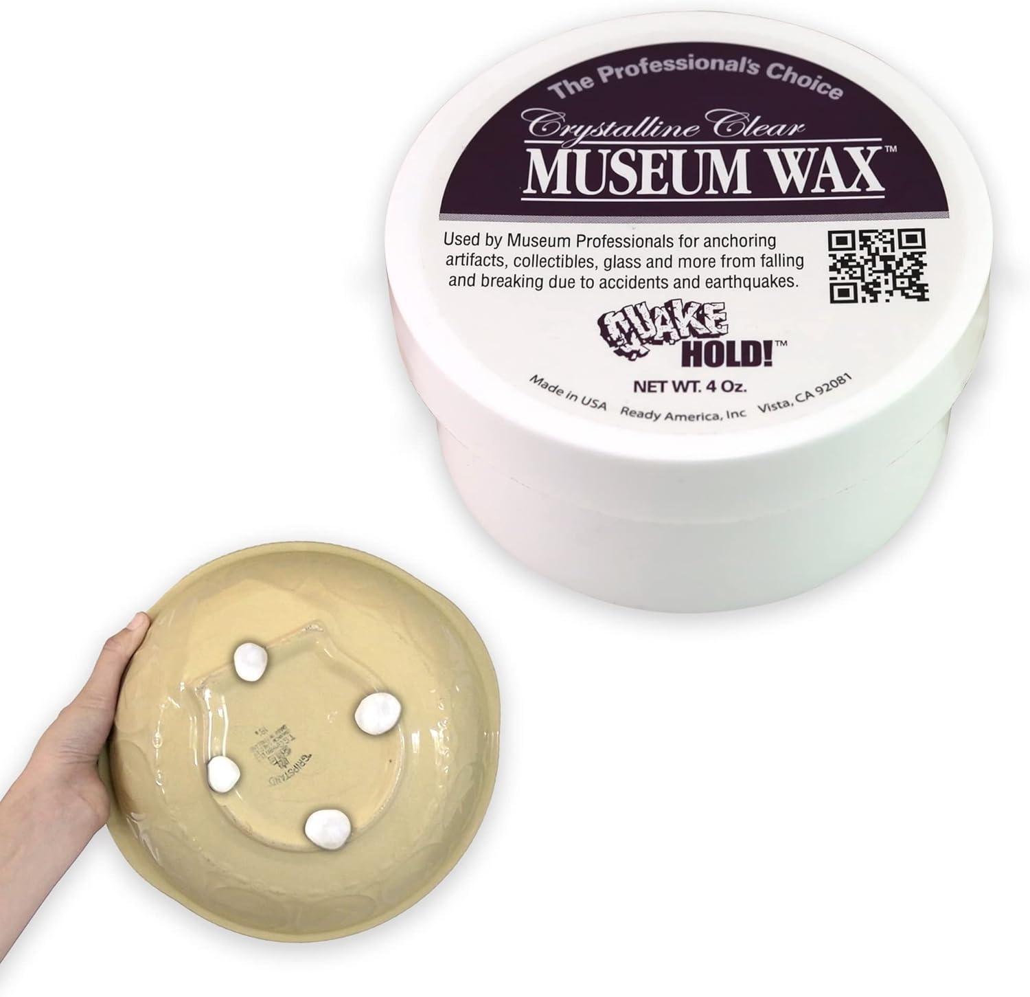 Quakehold! 55111 4Ounce Museum Wax Home