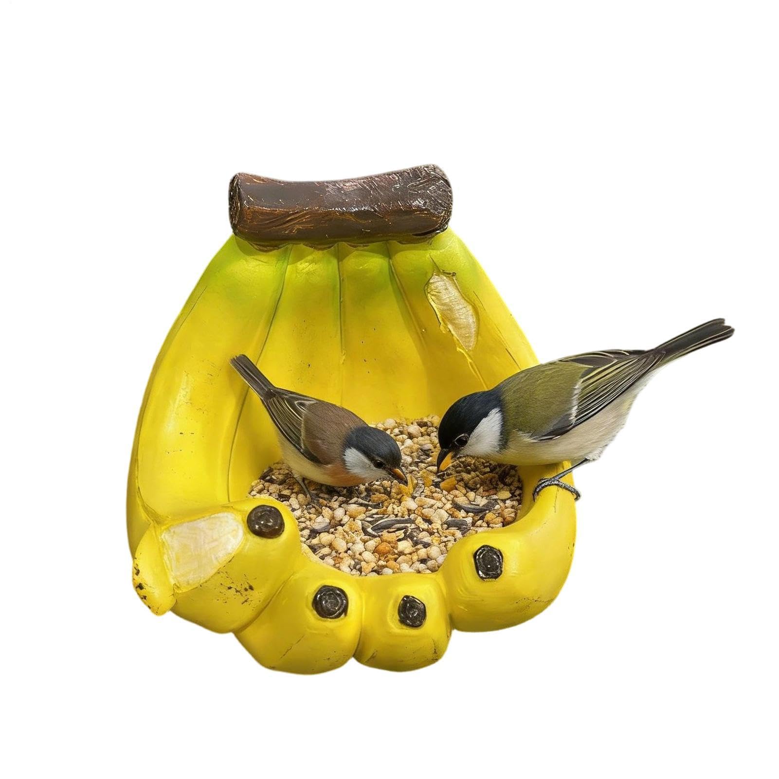 Mangeoire à oiseaux mignonne et résistante aux intempéries pour décoration du jardin