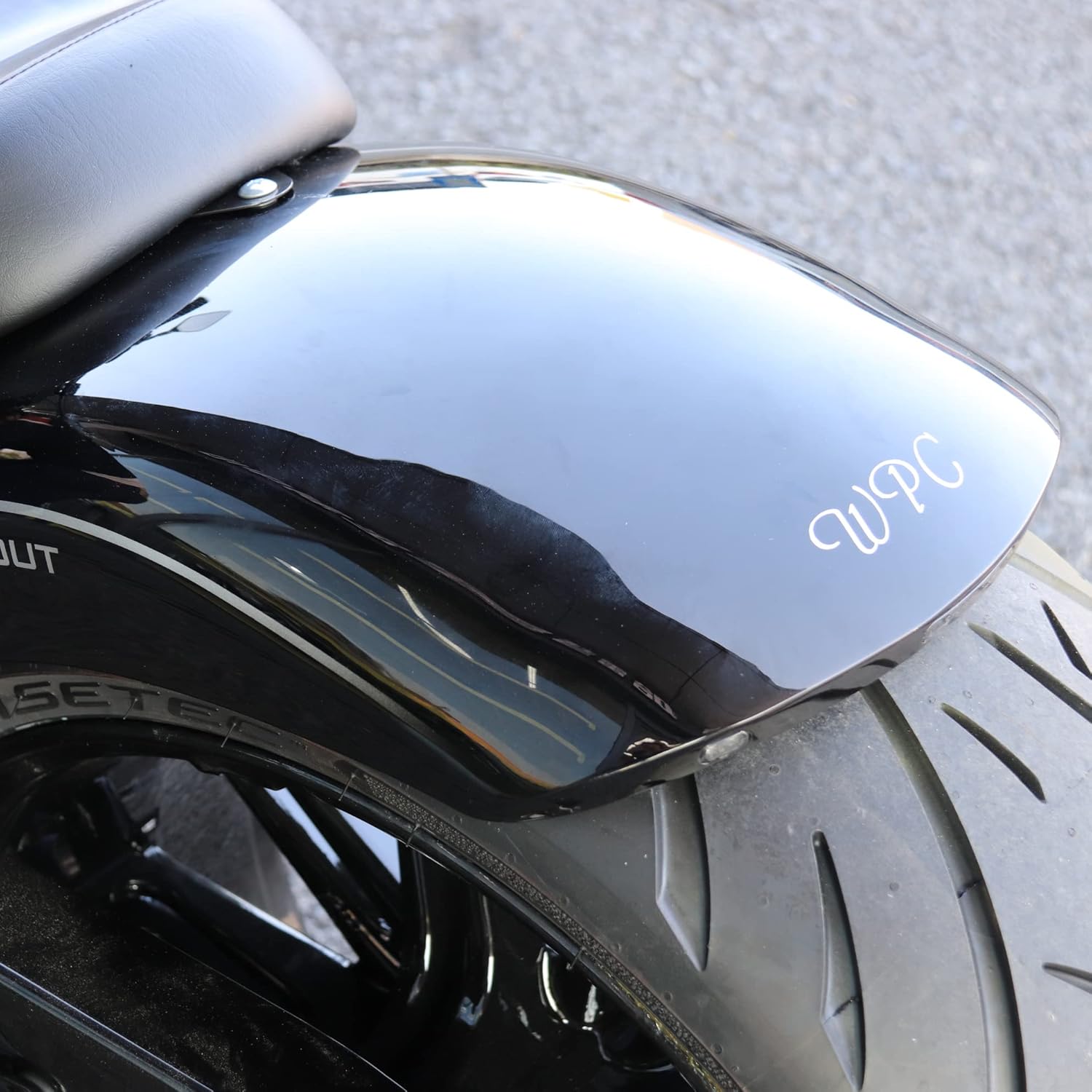 Hoprousa Motorcycle Rear Fender for Harley Davidson Softail Breakout Fat Boy 2018-2023, Harley Rear Fender with LED Lights Mounting Kit Easy Install : Automotive