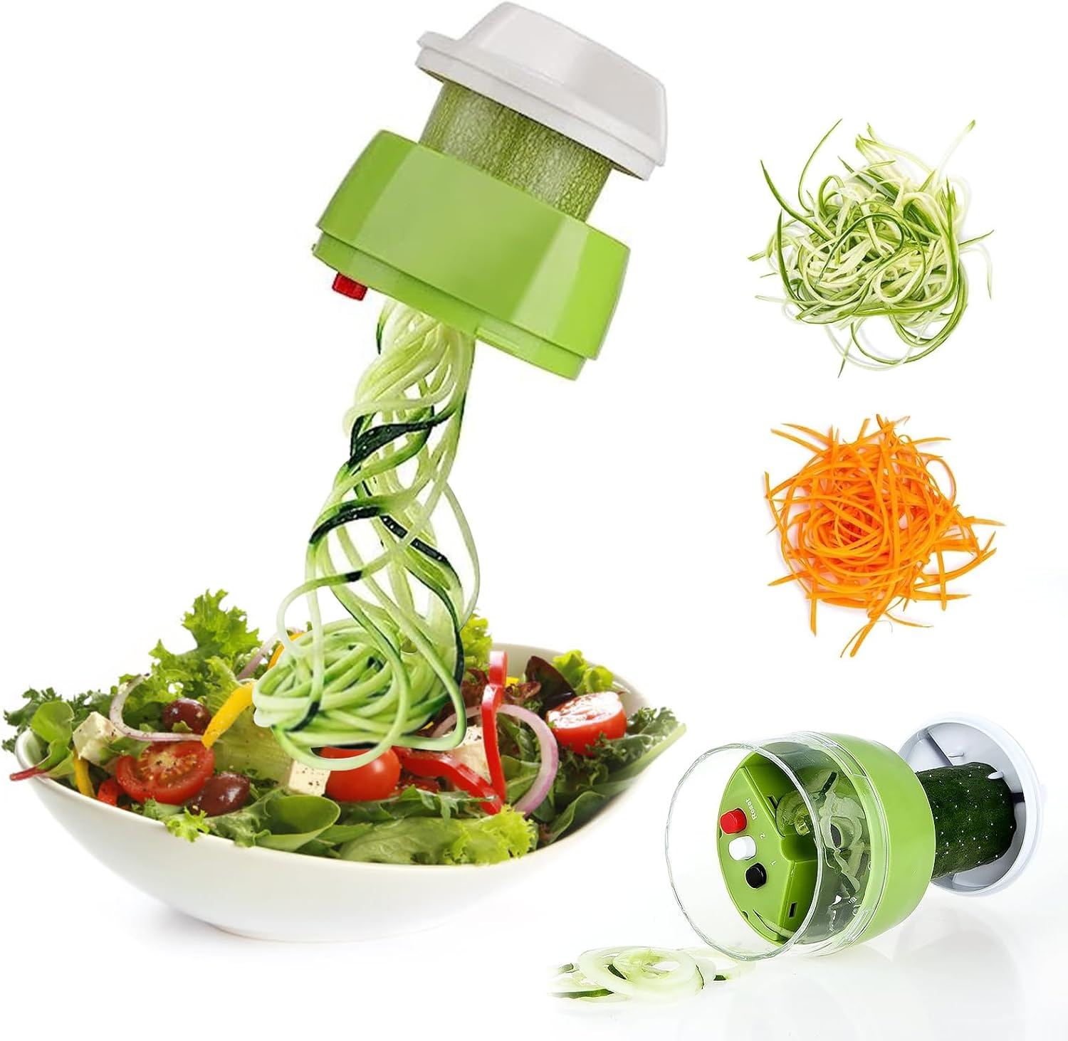 Vegetable Slicer Spiral Cutter Vegetable Cutter Spaghetti Vegetable Slicer Spiral Cutter for Vegetable Spaghetti Zucchini Carrots Potatoes Onions