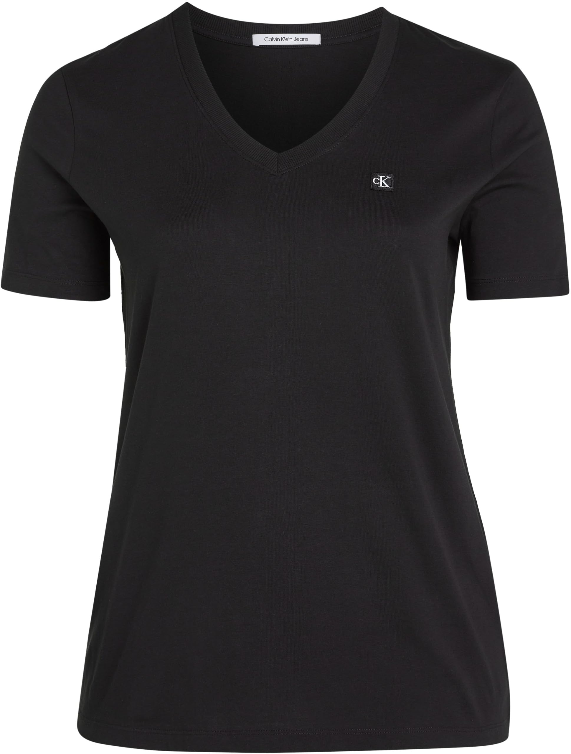 Calvin Klein Jeans Camiseta de Manga Corta Mujer Cuello de Pico