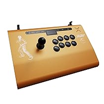 PDP Victrix Pro FS Playstation Fight Stick for PS4, PS5, PC, Durable Aluminum, Sanwa Denshi Buttons, Ergonomic Wrist Slope, Detachable Joystick, Tournament Grade for Fighting Games KOF Kyo