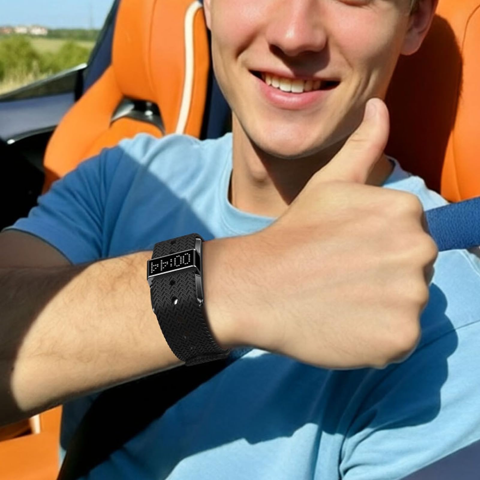 Bracciale Intelligente IP68 Monitor del Sonno Impermeabile (BLACK)