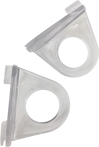 Miniatura 8 de Clips de rejilla de bucle giratorio, juego de 40 piezas de ganchos de techo transparentes para techos suspendidos