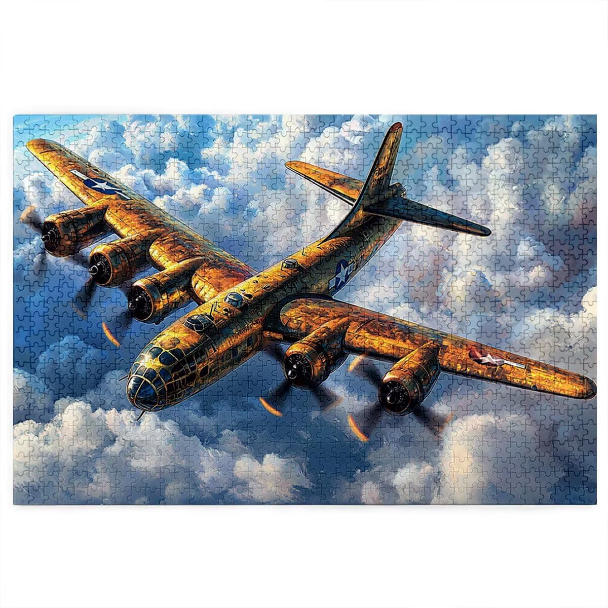 Puzzle 5000 elementów samolotu, 5000 elementów, dla dorosłych, drewniane puzzle dla dorosłych, trudna łamigłówka, gra logiczna dla całej rodziny, drewniane puzzle do dekoracji salonu, na prezenty, G