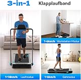 Riksion Laufband für Zuhause mit Neigung, Walking Pad bis 14 km/h, Treadmill Klappbar mit 12 Voreingestellte Programme, Elektrisches Laufband mit LED-Anzeige, Fernbedienung und App - 6