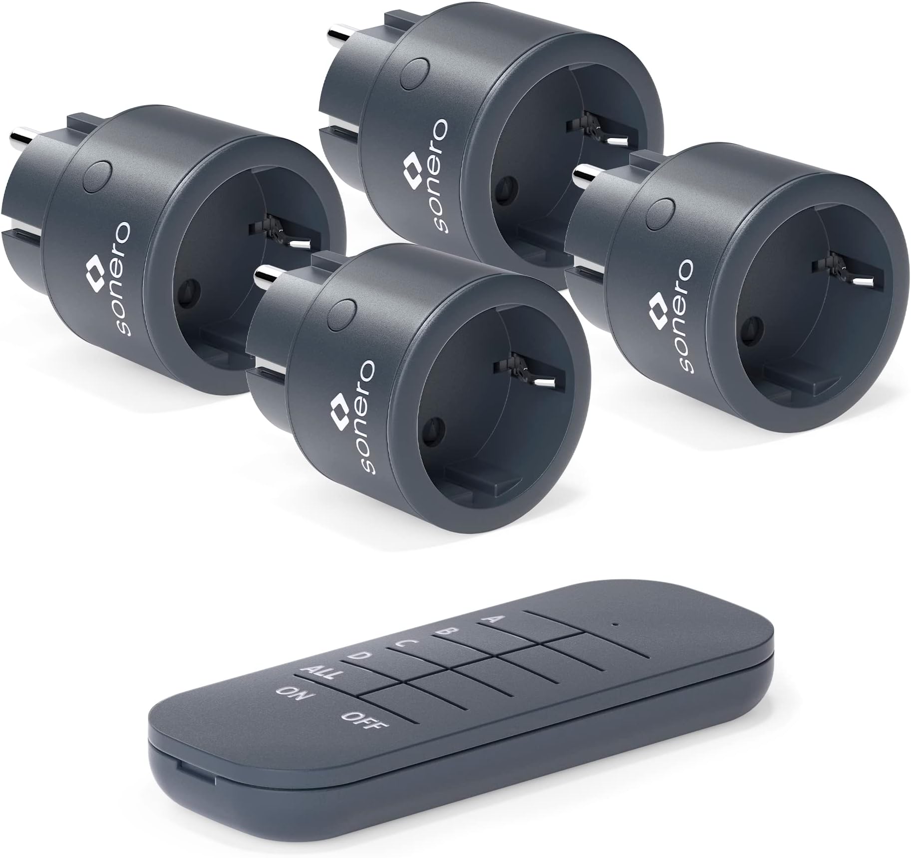 Kit Interruttore Wireless Unitec - 3 Prese + 1 Telecomando, Bianco - Foto 9