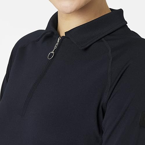 Vista 7 de HORZE Tiana Equestrian - Polo de entrenamiento de manga larga con malla para mujer
