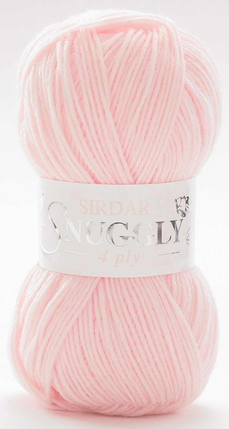 Sirdar Snuggly 4 Ply Knitting Wool/Yarn Pearly Pink 302 - per 50g Ball
