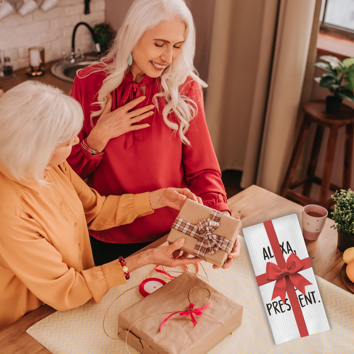 Funny Political Gifts Kitchen Towels, Political Gag Gifts Dish Tea Towels for Kitchen, Sarcastic Decorative Hand Towel for Bathroom, 16x24 Inch - Image 4