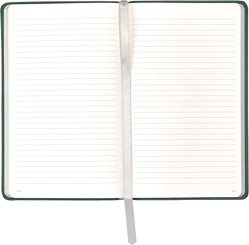 Miniatura 3 de Cuaderno de escritura clásico de cuero, tapa blanda, rayado estrecho, tabla de contenido y páginas numeradas