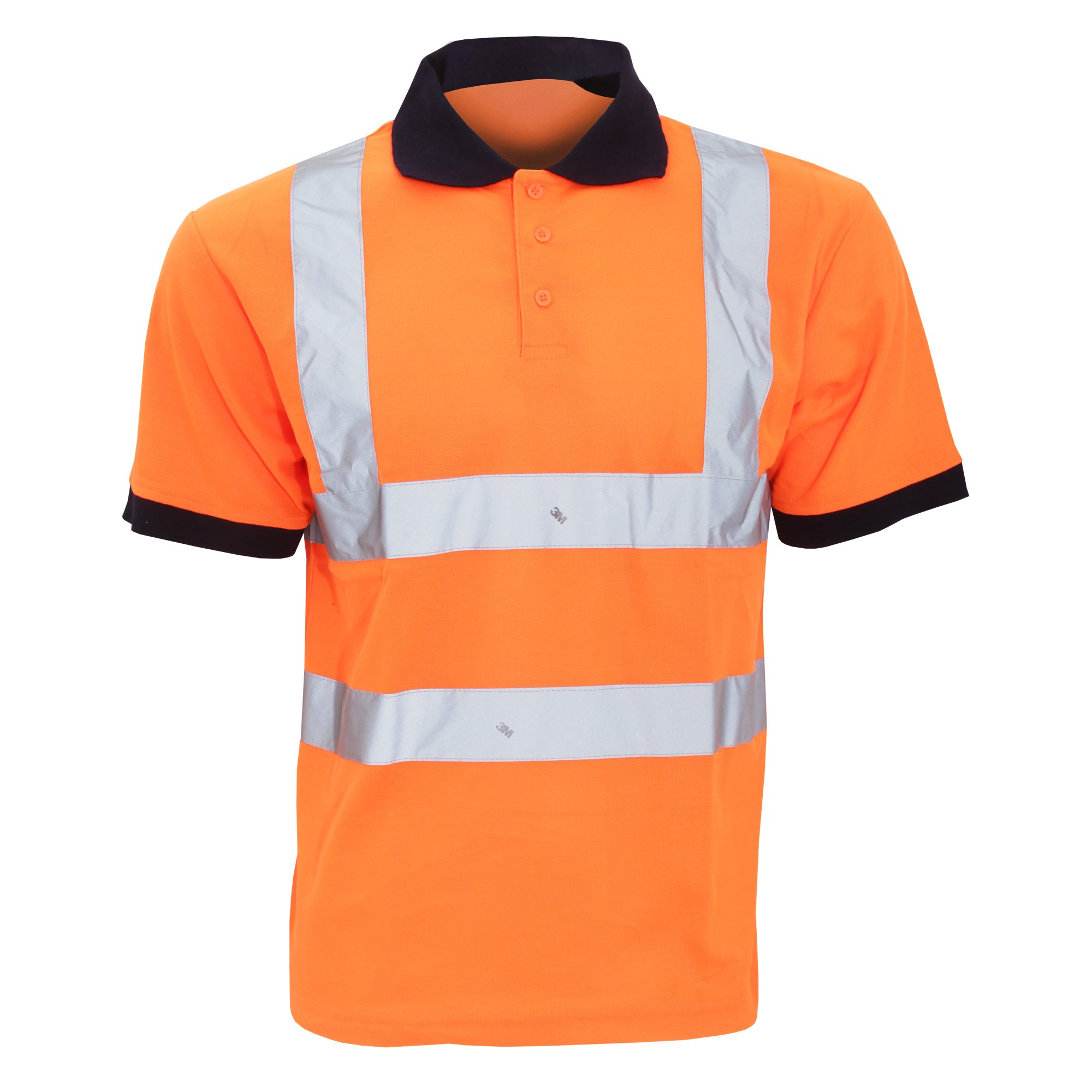 YOKO - Polo Haute visibilité à Manches Courtes - Homme (Lot de 2)