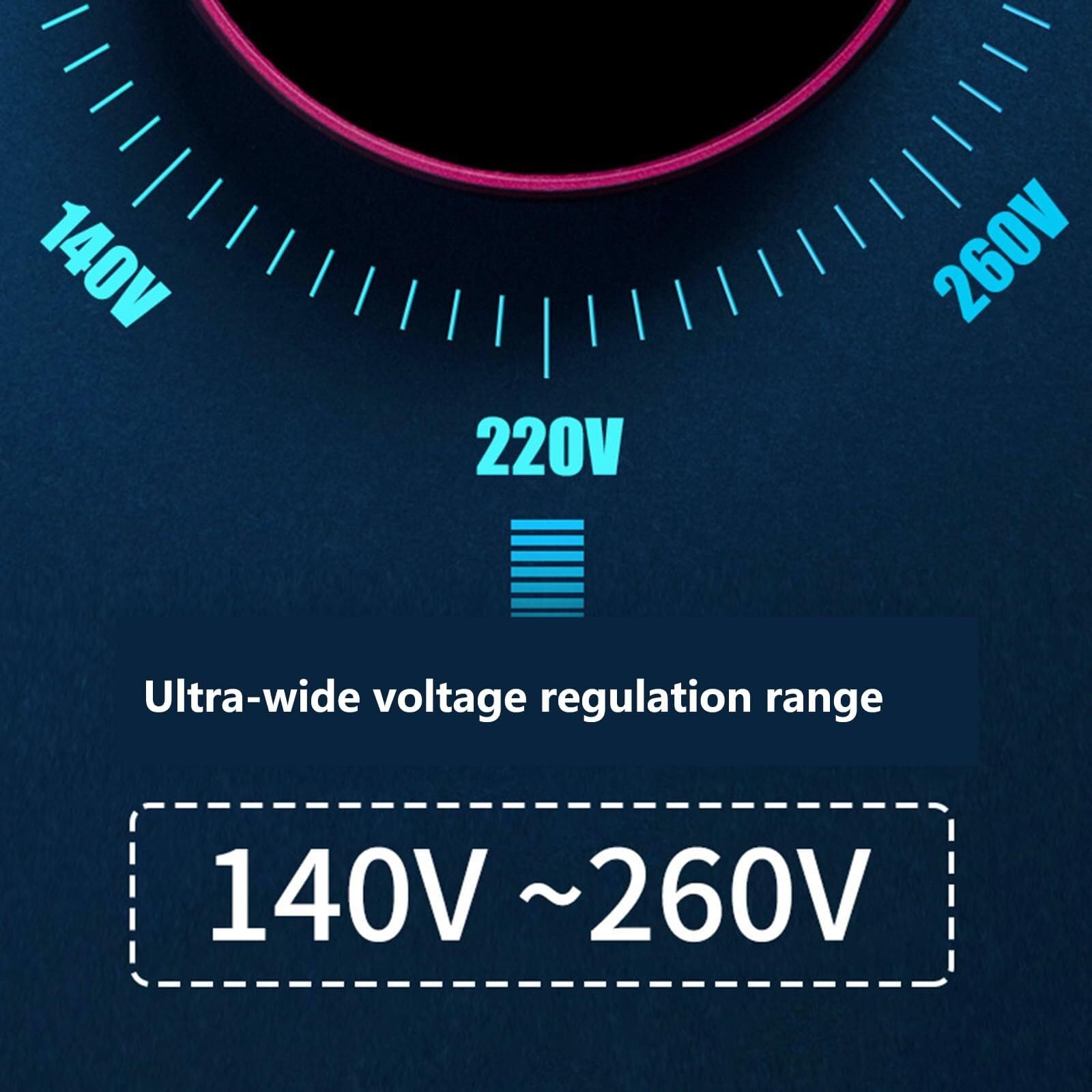 Estabilizador de Voltaje de 220 V con protección contra sobretensiones, estabilizador automático de Voltaje de CA de 3000 VA/5000 VA, estabilizador de Voltaje de CA monofásico.(5000VA)