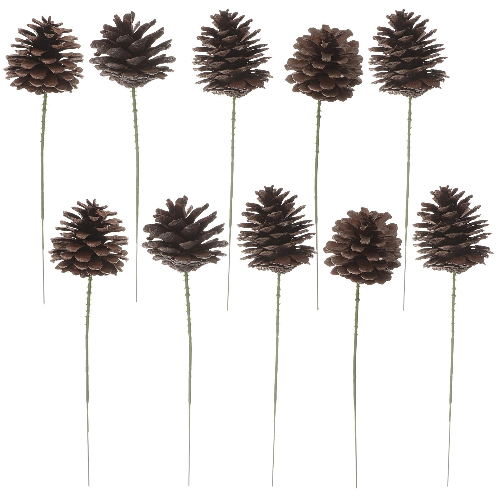 Décorations de Pommes de Pin en Bois pour Sapin de Noël (Lot de 20)