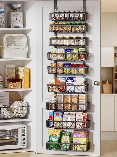 Delamu 9-Tier Over the Door Pantry Organizer