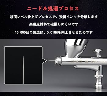 Amazon.co.jp: 鋳剣堂 魂NW193 エアブラシ 高性能 エアーブラシ