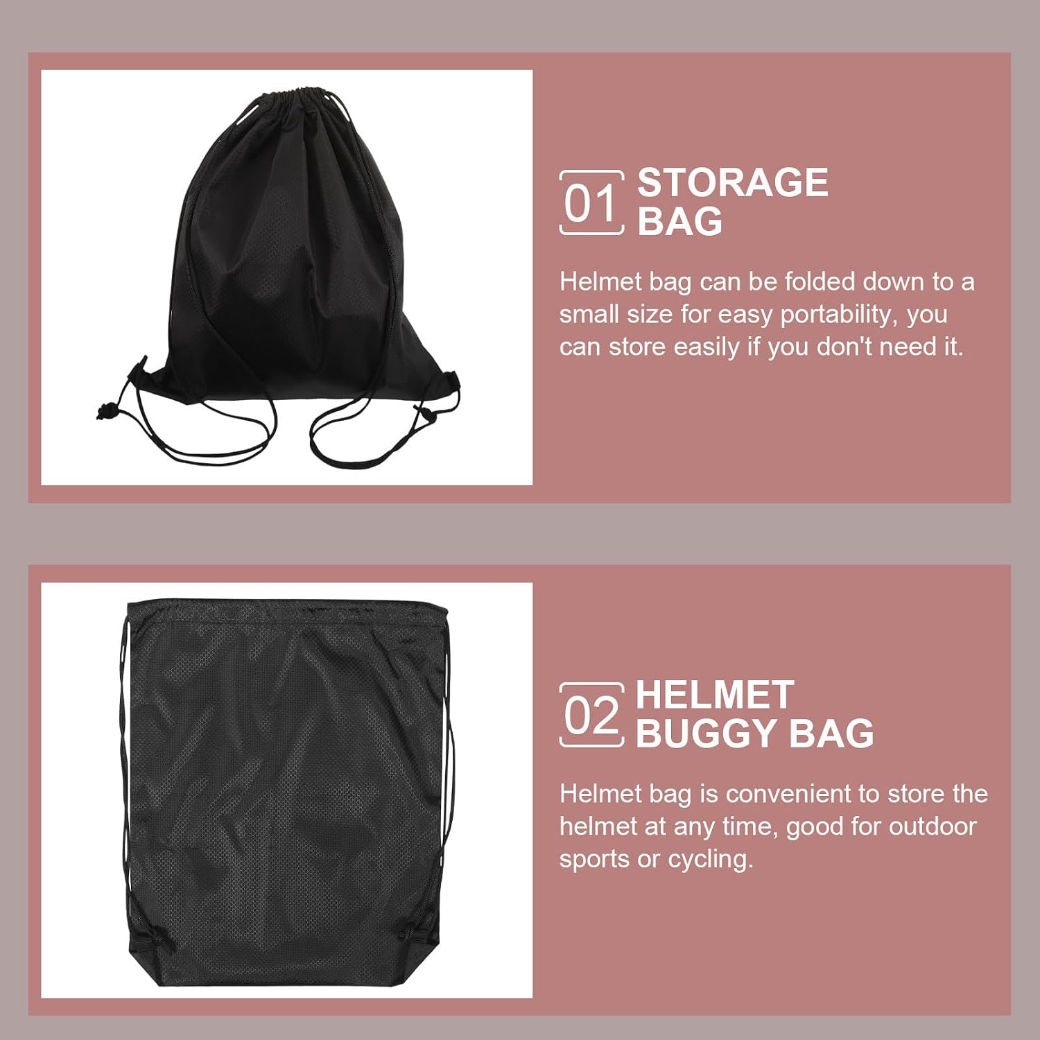 Waterproof Helmet Bag for Welding and Motorcycle Helmets Portable Oxford Cloth with Storage and Carrying Design for Outdoor Sports and Cycling