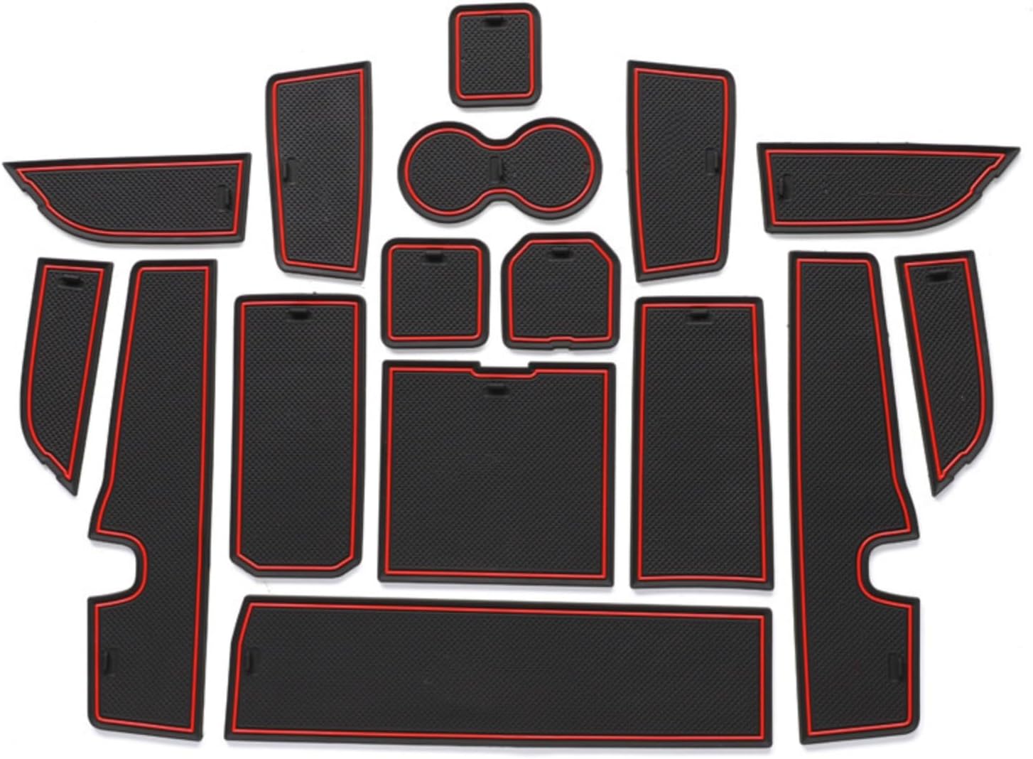 Car Gate Slot Pad for Jetour X70 Plus 2023, Non-Slip Cup Mat Door Groove Mats Anti-Dust Interior Accessories