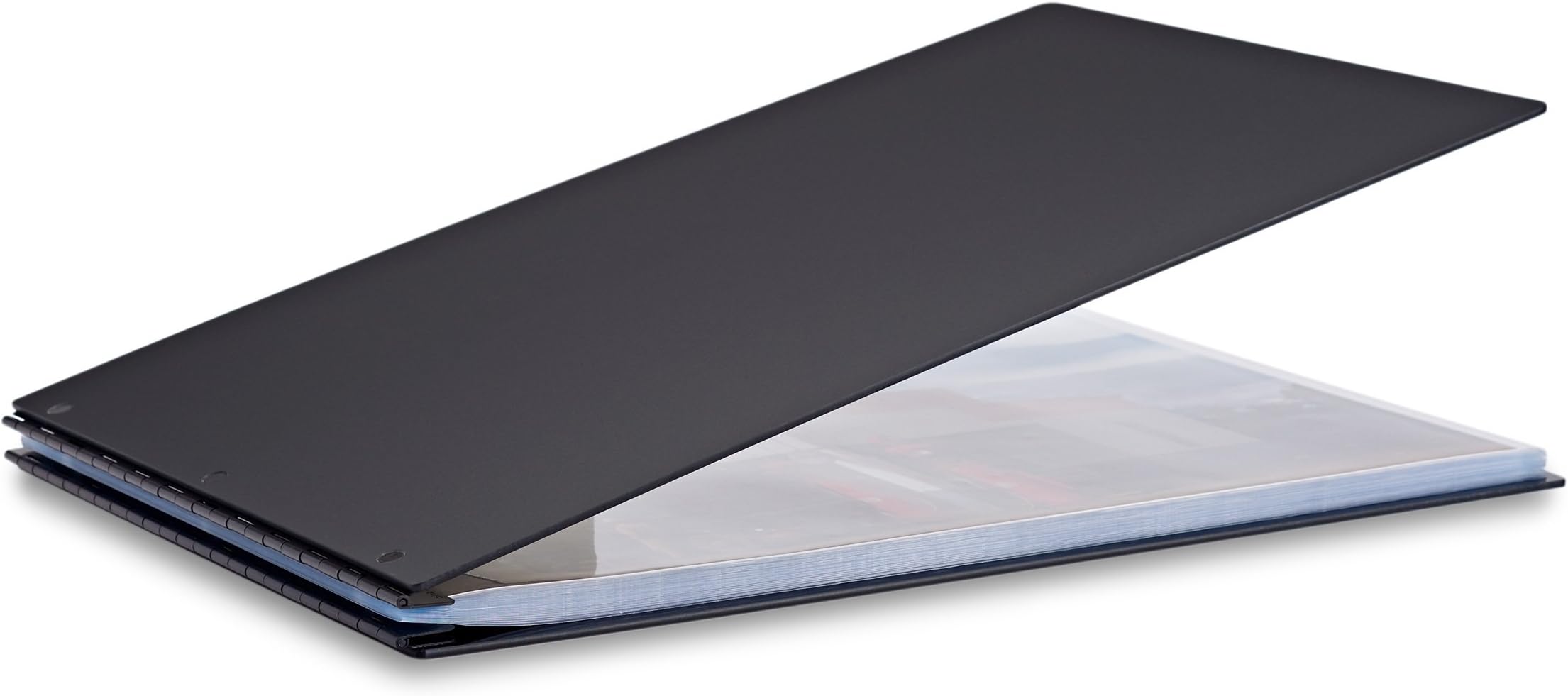 Pina Zangaro Vista 11x17 Landscape Screwpost Binder Onyx, Includes 20 Pro-Archive Sheet Protectors (34092