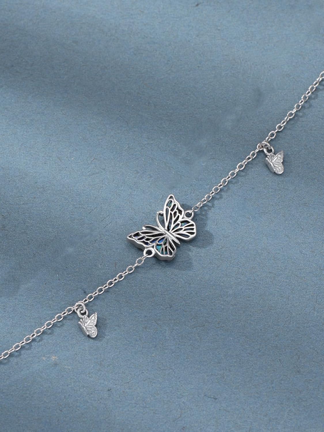 Bracelets for Women 925 Sterling Silver Adjustable Link Chain Bracelet Jewelry Gifts for Women/Daughter/Girlfriend