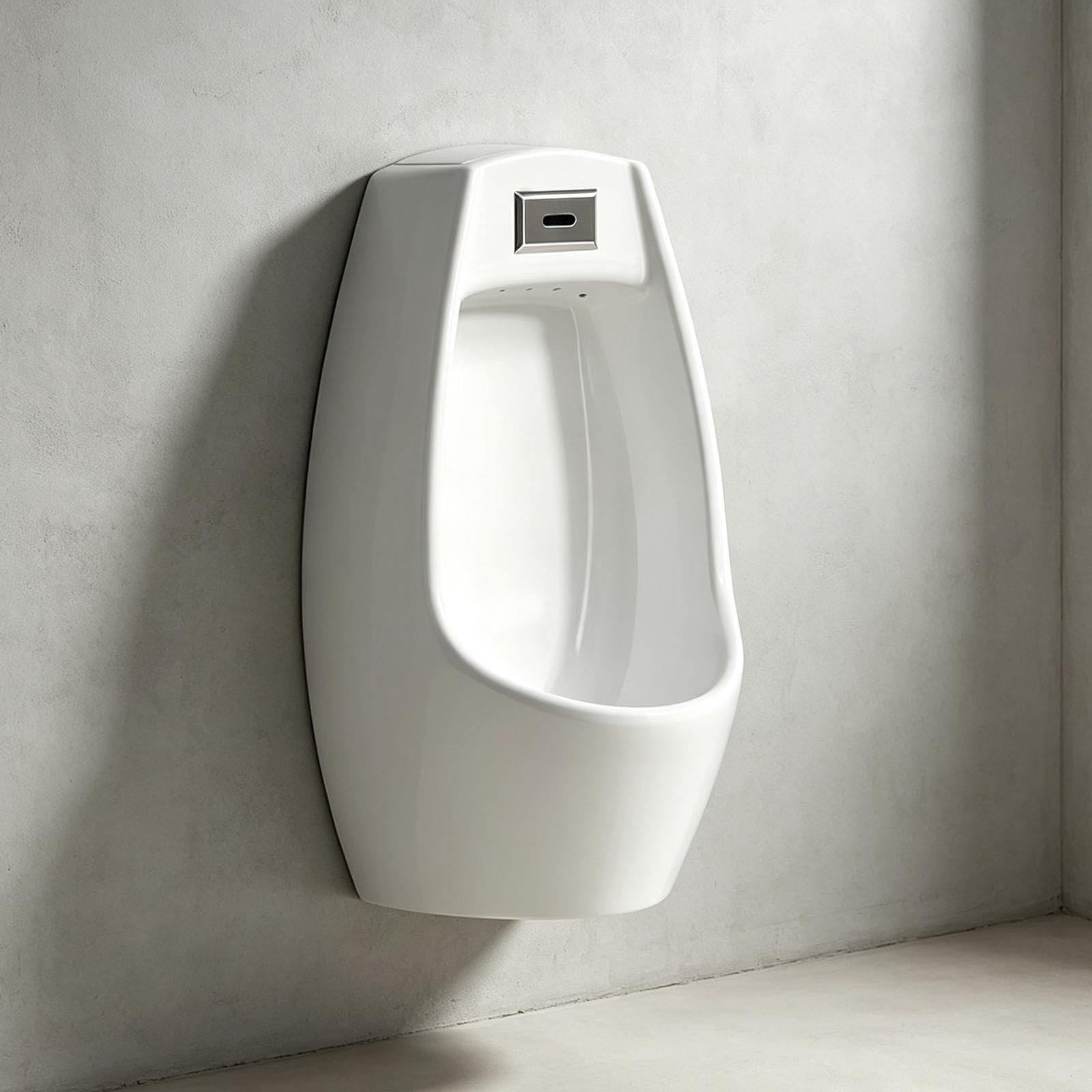 Moderno Orinatoio Murale in Ceramica Uomo, Antischizzo