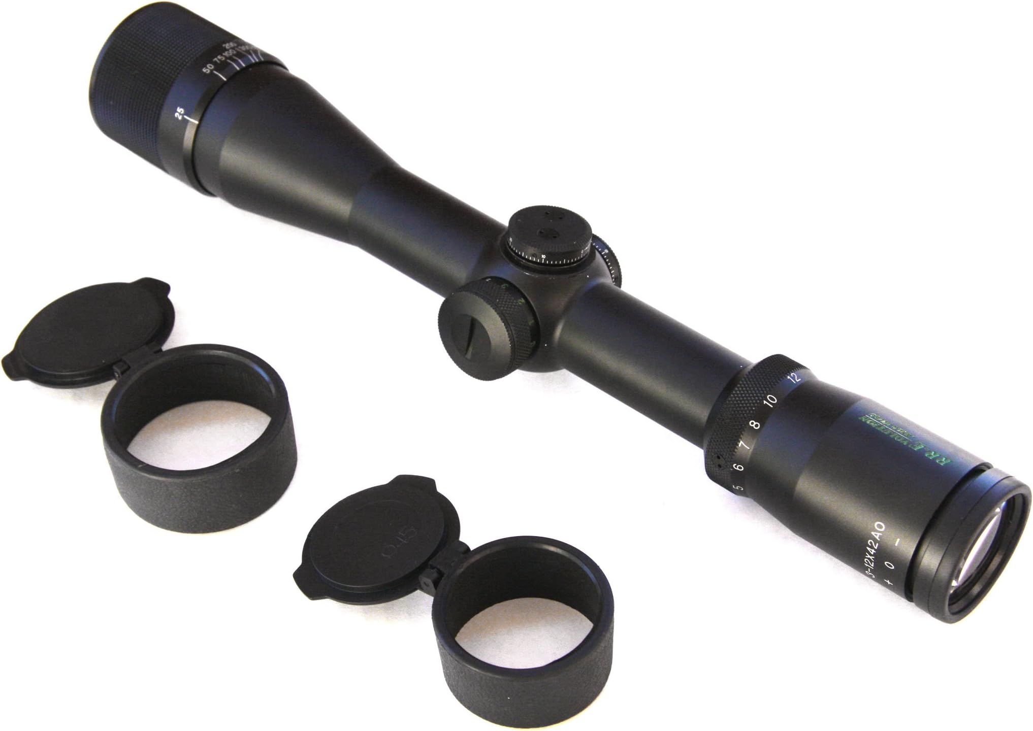 Pride Fowler PFI Rapid-Reticle RR Evolution 3-12x42mm, Illuminated Rapid Ranging 5.56/7.62x51 Reticle RRE002